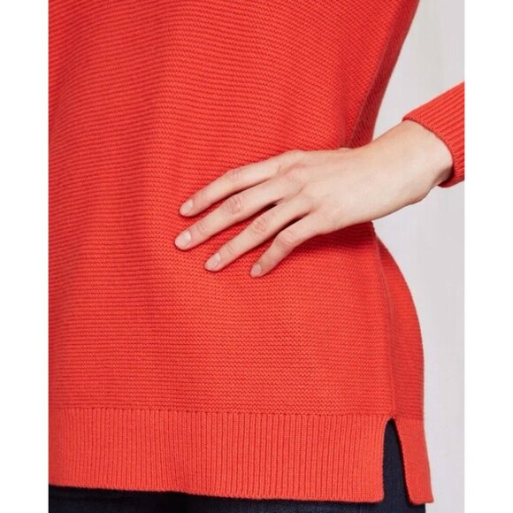 Boden Clare V-Neck Sweater Jumper Pullover Cotton Wool size L Relax Fit Casual - Picture 3 of 13